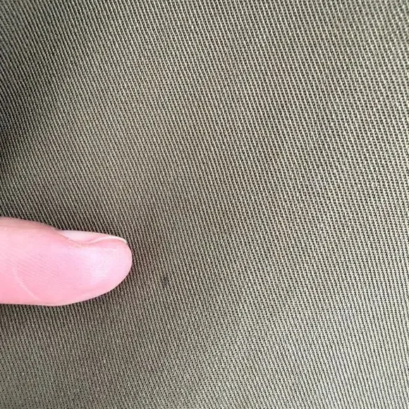 Zadig & Voltaire Trench Coat Medium Green La Parisienne Lyocell Military Belted - Picture 12 of 16